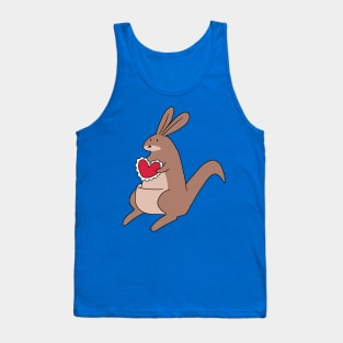 Valentine Heart Kangaroo Tank Top